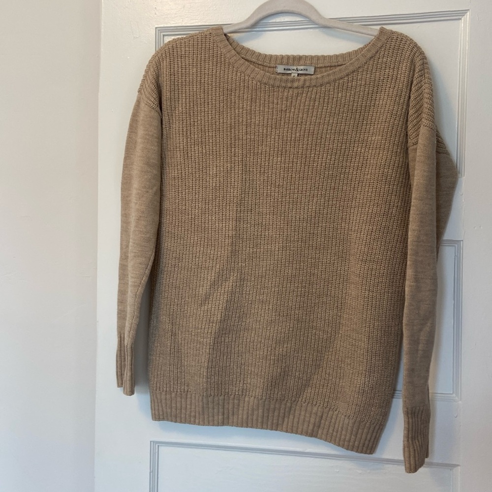 Barrow & Grove, Small, Tan Sweater